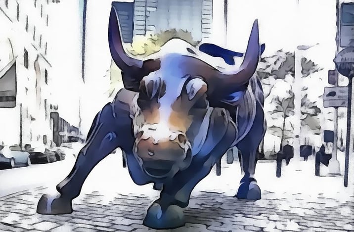 wall-street-bull animated